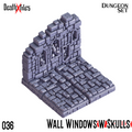 Wall Windows with Skulls