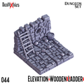 Elevation Wooden Ladder