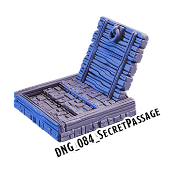 Secret Passage – Dungeon 3D-printet terræn (DNG_084)