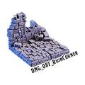 Ruin Corner – Dungeon 3D-printet terræn (DNG_087)