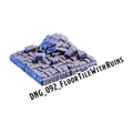 Floor Tile With Ruins – Dungeon 3D-printet terræn (DNG_092)