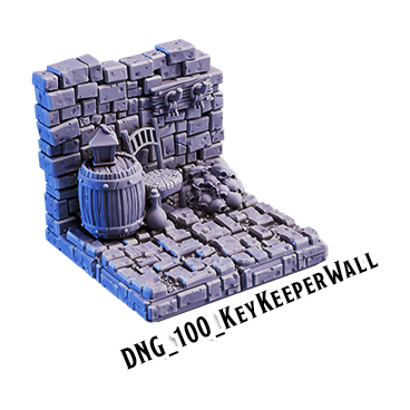 Key Keeper Wall – Dungeon 3D-printet terræn (DNG_100)