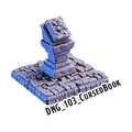 Cursed Book – Dungeon 3D-printet terræn (DNG_103)