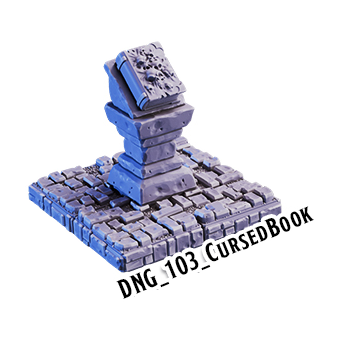 Cursed Book – Dungeon 3D-printet terræn (DNG_103)