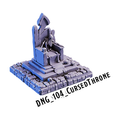 Cursed Throne – Dungeon 3D-printet terræn (DNG_104)