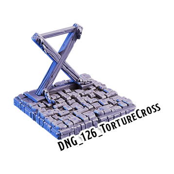 Torture Cross – Dungeon 3D-printet terræn (DNG_126)