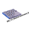 Broken Floor Corner B – Dungeon 3D-printet terræn (DNG_131)