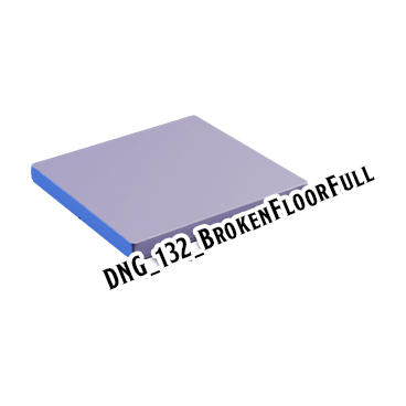 Broken Floor Full – Dungeon 3D-printet terræn (DNG_132)
