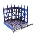 Circular Cell – Dungeon 3D-printet terræn (DNG_137)