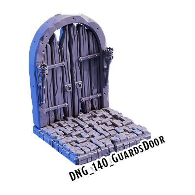 Guards Door – Dungeon 3D-printet terræn (DNG_140)