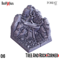 Tree And Rock Corner