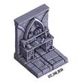 Desk – Gothic 3D-printet terræn (GTC_048)