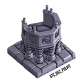 Pulpit – Gothic 3D-printet terræn (GTC_052)