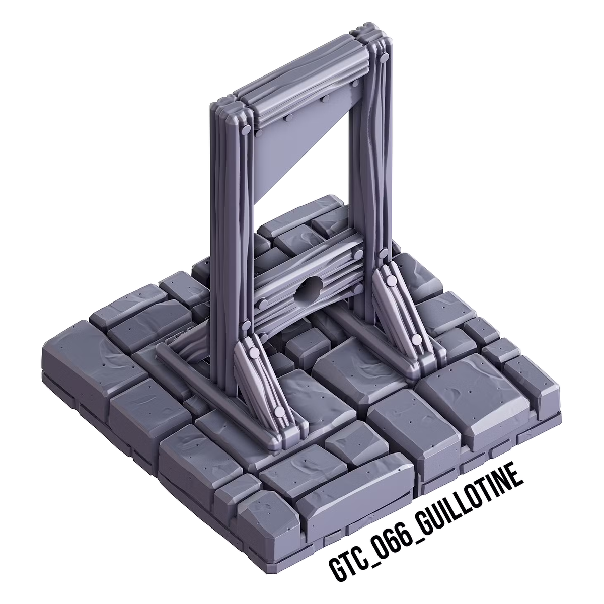 Guillotine – Gothic 3D-printet terræn (GTC_066)