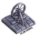 Fire Wheel – Gothic 3D-printet terræn (GTC_068)