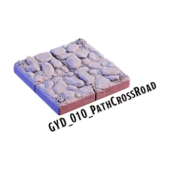 Path Cross Road – Graveyard 3D-printet terræn (GYD_010)