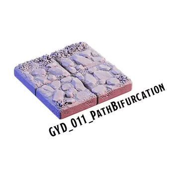 Path Bifurcation – Graveyard 3D-printet terræn (GYD_011)