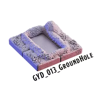 Ground Hole – Graveyard 3D-printet terræn (GYD_013)