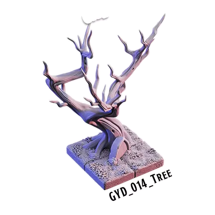 Tree – Graveyard 3D-printet terræn (GYD_014)