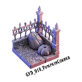 Pumpkin Corner – Graveyard 3D-printet terræn (GYD_018)