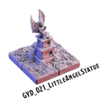 Little Angel Statue – Graveyard 3D-printet terræn (GYD_021)