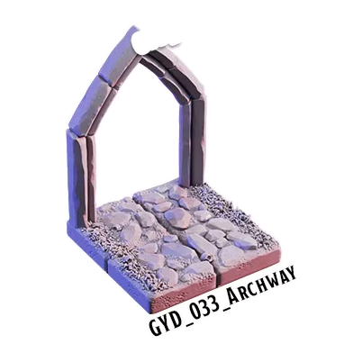 Archway – Graveyard 3D-printet terræn (GYD_033)