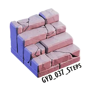 Steps – Graveyard 3D-printet terræn (GYD_037)