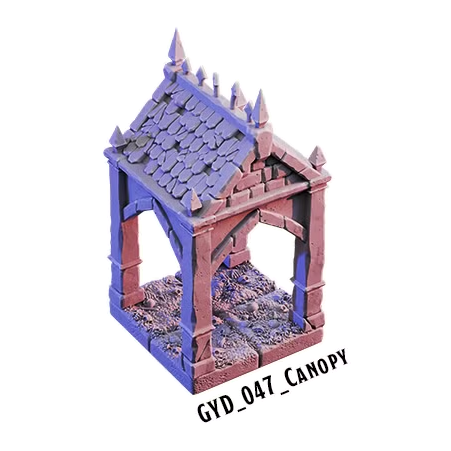 Canopy – Graveyard 3D-printet terræn (GYD_047)
