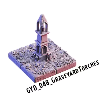 Graveyard Torches – Graveyard 3D-printet terræn (GYD_048)