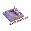 Hole W Ladder – Graveyard 3D-printet terræn (GYD_051)