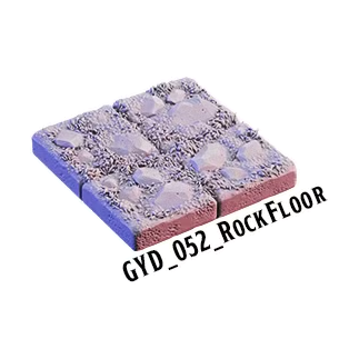 Rock Floor – Graveyard 3D-printet terræn (GYD_052)