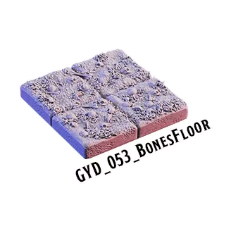 Bones Floor – Graveyard 3D-printet terræn (GYD_053)
