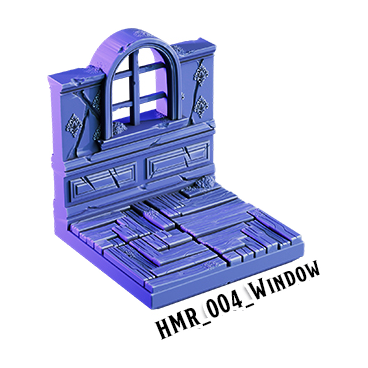 Window – Haunted Manor 3D-printet terræn (HMR_004)