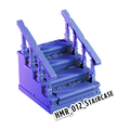 Staircase – Haunted Manor 3D-printet terræn (HMR_012)