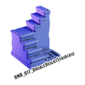 Double Height Staircase – Haunted Manor 3D-printet terræn (HMR_017)
