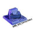 Coffee Table – Haunted Manor 3D-printet terræn (HMR_028)