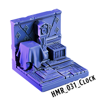 Clock – Haunted Manor 3D-printet terræn (HMR_031)