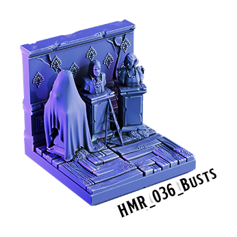 Busts – Haunted Manor 3D-printet terræn (HMR_036)