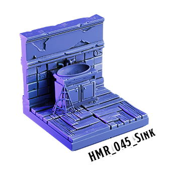 Sink – Haunted Manor 3D-printet terræn (HMR_045)