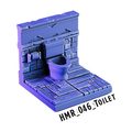 Toilet – Haunted Manor 3D-printet terræn (HMR_046)