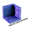 Corner Bathroom – Haunted Manor 3D-printet terræn (HMR_050)