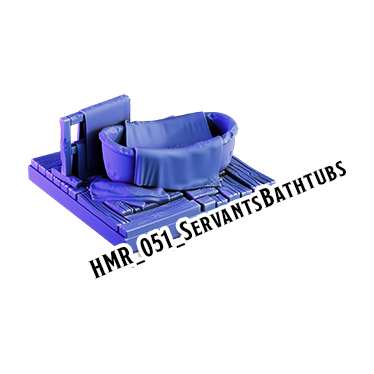 Servants Bathtubs – Haunted Manor 3D-printet terræn (HMR_051)