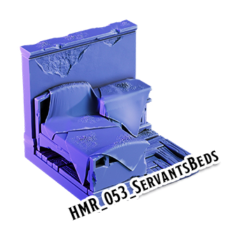 Servants Beds – Haunted Manor 3D-printet terræn (HMR_053)
