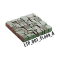 Floor A – Lost Temple 3D-printet terræn (LTP_001)