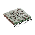 Floor B – Lost Temple 3D-printet terræn (LTP_012)