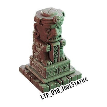 Idol Statue – Lost Temple 3D-printet terræn (LTP_018)