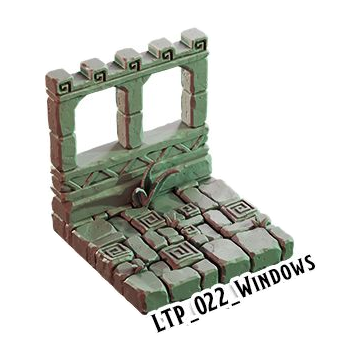 Windows – Lost Temple 3D-printet terræn (LTP_022)