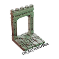 Temple Door – Lost Temple 3D-printet terræn (LTP_023)