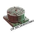 Sacrifice Table – Lost Temple 3D-printet terræn (LTP_024)