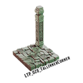 Tall Inner Corner – Lost Temple 3D-printet terræn (LTP_028)